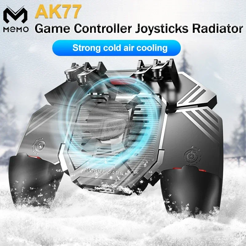 AK77 Six Fingers Gamepad with Heat Dissipation for PUBG Game Controller Joysticks Mobile Phone Gaming Trigger for IPhone Android
AK77 Six Fingers Gamepad with Heat Dissipation for PUBG Game Controller Joysticks Mobile Phone Gaming Trigger for IPhone Android