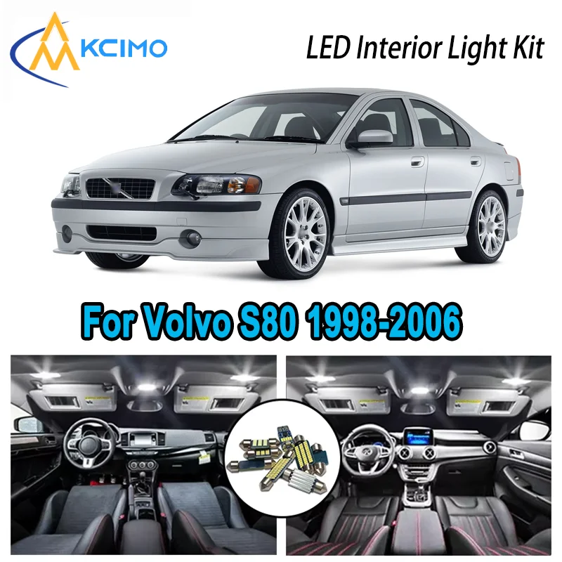 Для Volvo S80 1998-2006 1999 2000 2001 2002 Премиум Яркий светодиодный внутренний купол Карта багажника Комплект освещения Автомобильные светодиодные лампы Canbus без ошибок
Для Volvo S80 1998-2006 1999 2000 2001 2002 Премиум Яркий светодиодный внутренний купол Карта багажника Комплект освещения Автомобильные светодиодные лампы Canbus без ошибок