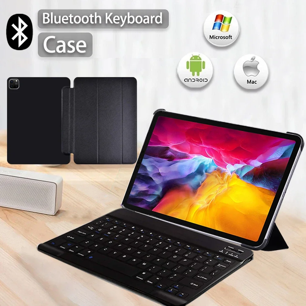 Чехол для планшета Apple IPad Air 4 10,9 дюйма/Pro 11 2018 2020 2021, трехскладная подставка с магнитным смарт-чехлом + Bluetooth клавиатура + стилус
Чехол для планшета Apple IPad Air 4 10,9 дюйма/Pro 11 2018 2020 2021, трехскладная подставка с магнитным смарт-чехлом + Bluetooth клавиатура + стилус