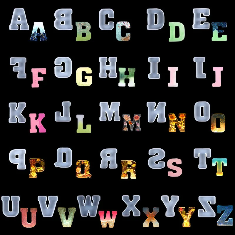 New Mould Best-selling DIY Resin Mold Set of 26 Capital English Letter Ornaments Keychains Home Decorative Resin/Silicone Molds
New Mould Best-selling DIY Resin Mold Set of 26 Capital English Letter Ornaments Keychains Home Decorative Resin/Silicone Molds