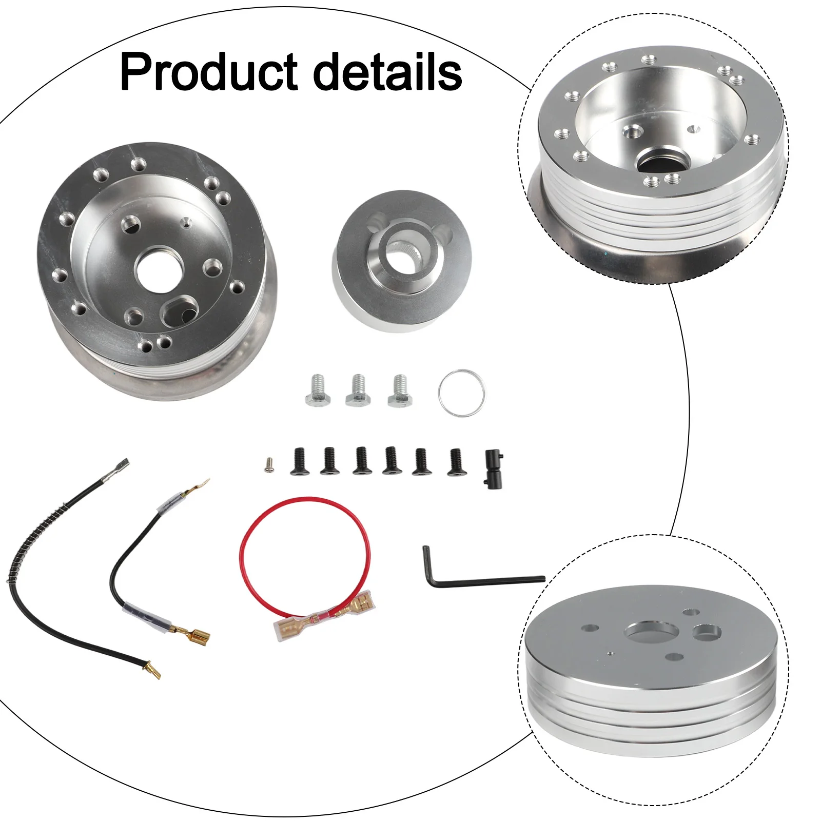 Aluminum Alloy Polished Hub Adapter Direct Installation With No Modifications Easy Replacement For Broken Parts
Aluminum Alloy Polished Hub Adapter Direct Installation With No Modifications Easy Replacement For Broken Parts