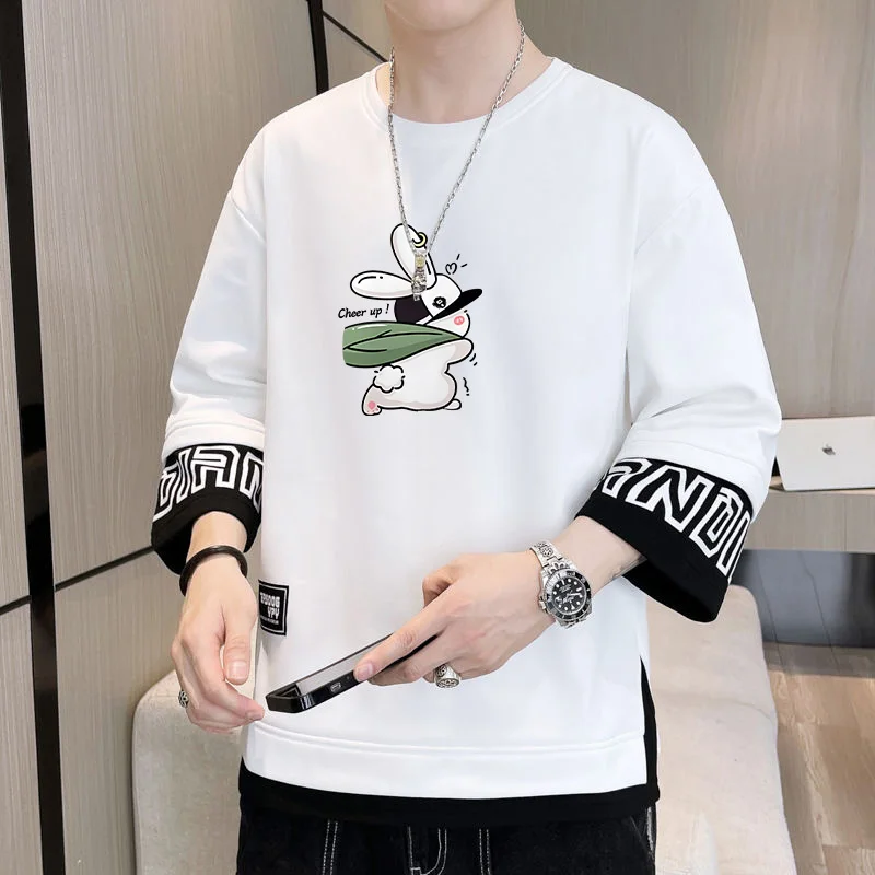 Loose Svel T-irt Korean Sle Student Faionable Polyester Fiber round Ne Long Sve Casual Wear Creative Interest
Loose Svel T-irt Korean Sle Student Faionable Polyester Fiber round Ne Long Sve Casual Wear Creative Interest