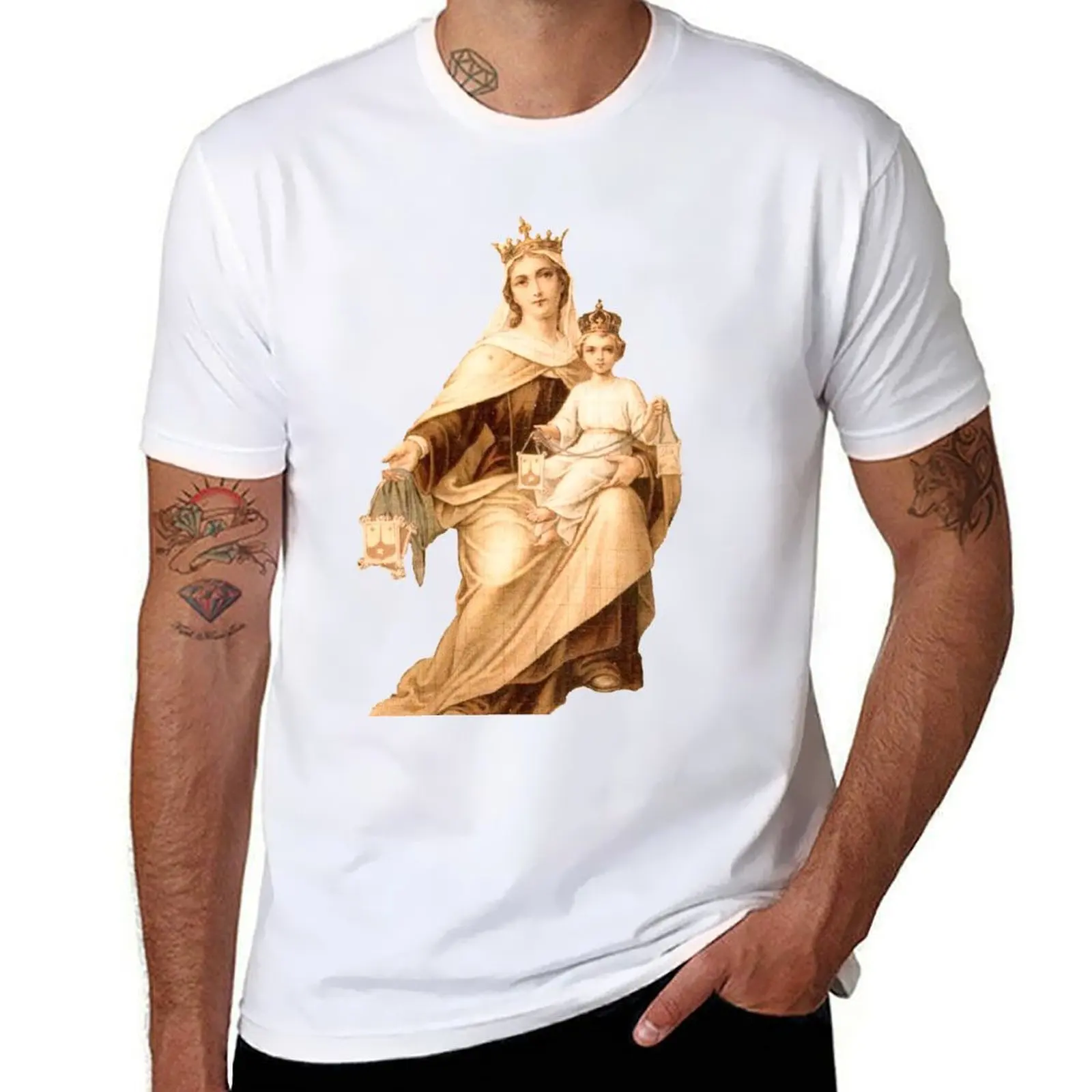 Lady of Mount Carmel 1 T-Shirt t shirts for man pack white t shirts for man cotton soft T-Shirt
Lady of Mount Carmel 1 T-Shirt t shirts for man pack white t shirts for man cotton soft T-Shirt