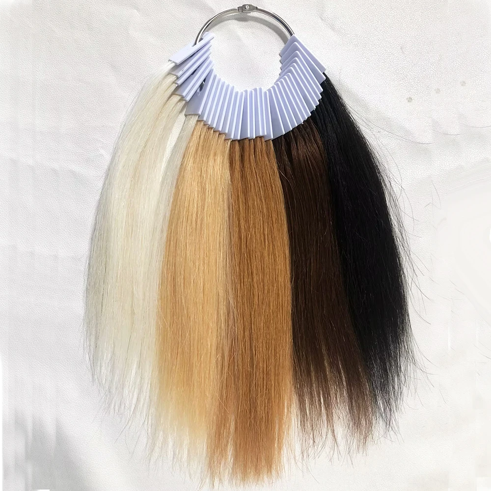 Набор из 30 образцов натуральных человеческих волос: кольца-образцы для тестирования цвета волос для салонов красоты и парикмахерских
Набор из 30 образцов натуральных человеческих волос: кольца-образцы для тестирования цвета волос для салонов красоты и парикмахерских