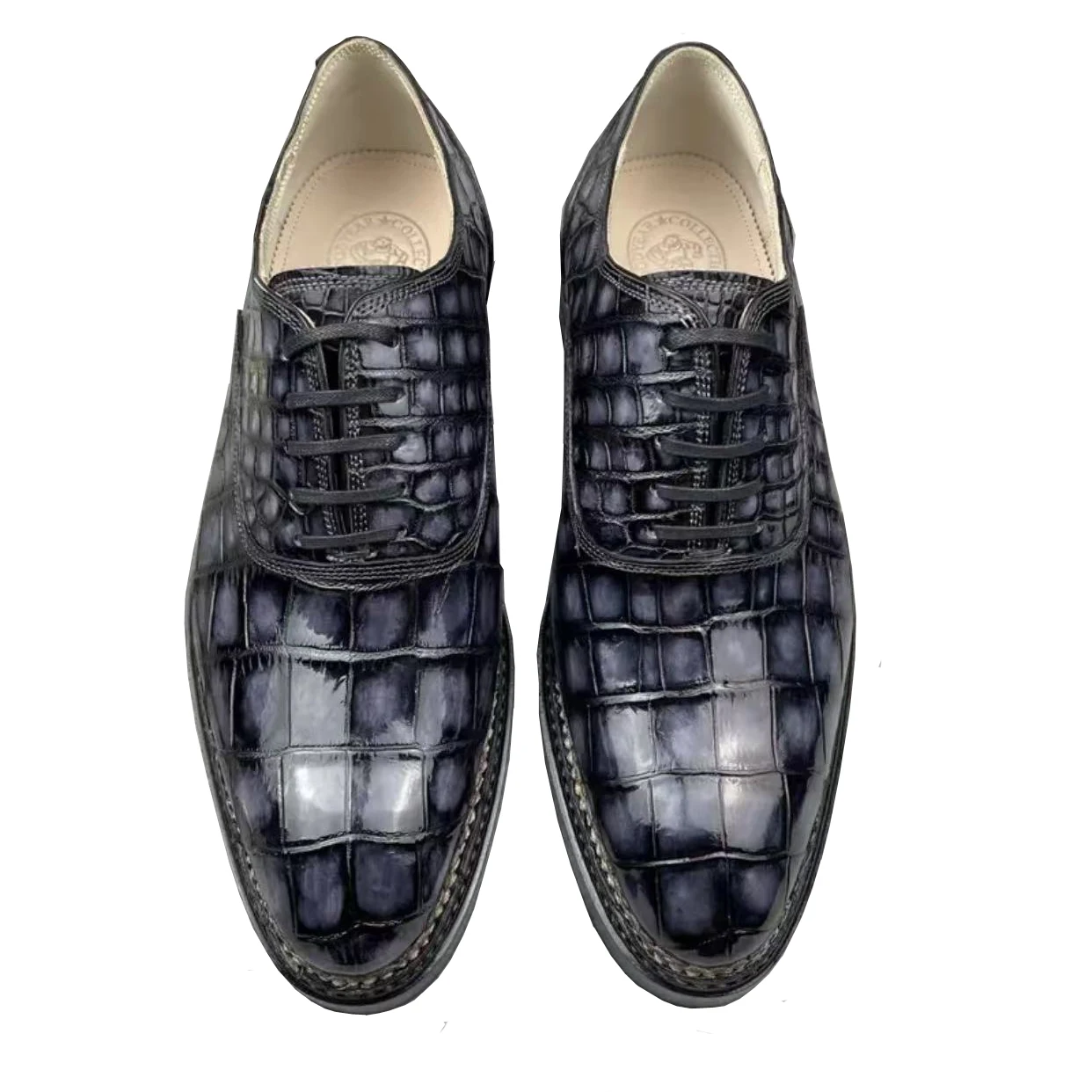 Новые мужские туфли из крокодиловой кожи Yingshang, мужские туфли для торжественных мероприятий, свадебные туфли, офисная мода, туфли на резиновой подошве.
Новые мужские туфли из крокодиловой кожи Yingshang, мужские туфли для торжественных мероприятий, свадебные туфли, офисная мода, туфли на резиновой подошве.