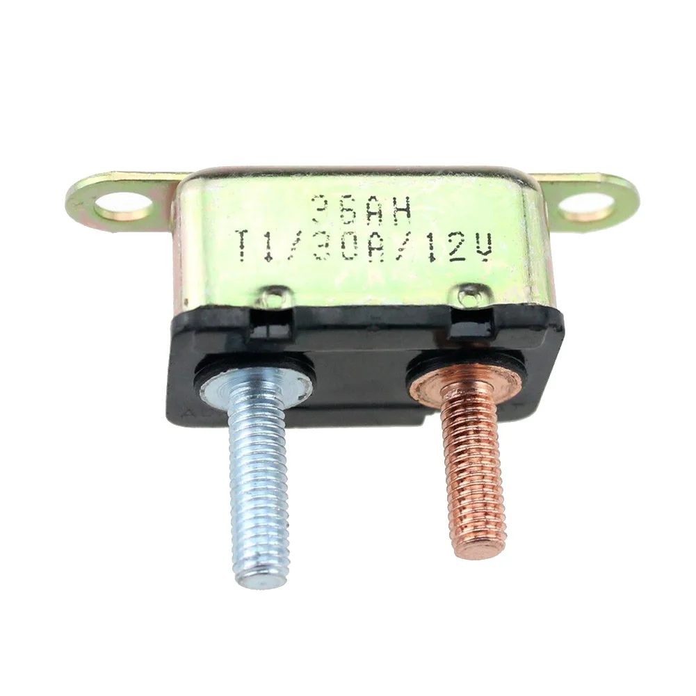 For Battery Chargers Trucks Buses RVs Circuit Breaker Fuse 12V 30A 40A 50A Auto Reset Copper Stud Bolt Car Fuse
For Battery Chargers Trucks Buses RVs Circuit Breaker Fuse 12V 30A 40A 50A Auto Reset Copper Stud Bolt Car Fuse
