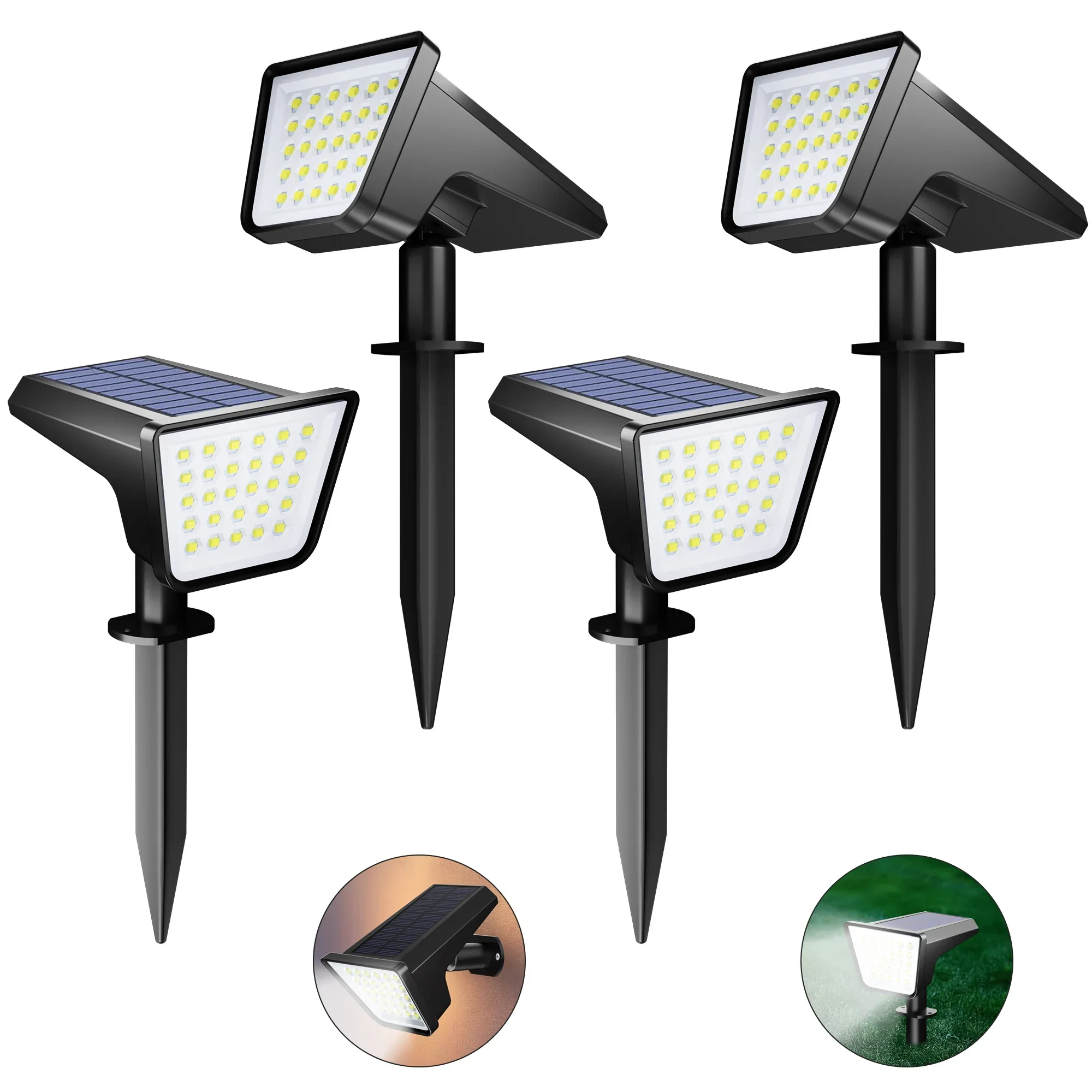 Solar Pathway Lights Outdoor, 4 Pack Waterproof Solar Powered Garden Spotlights for Yard Patio Landscape Decor
Solar Pathway Lights Outdoor, 4 Pack Waterproof Solar Powered Garden Spotlights for Yard Patio Landscape Decor