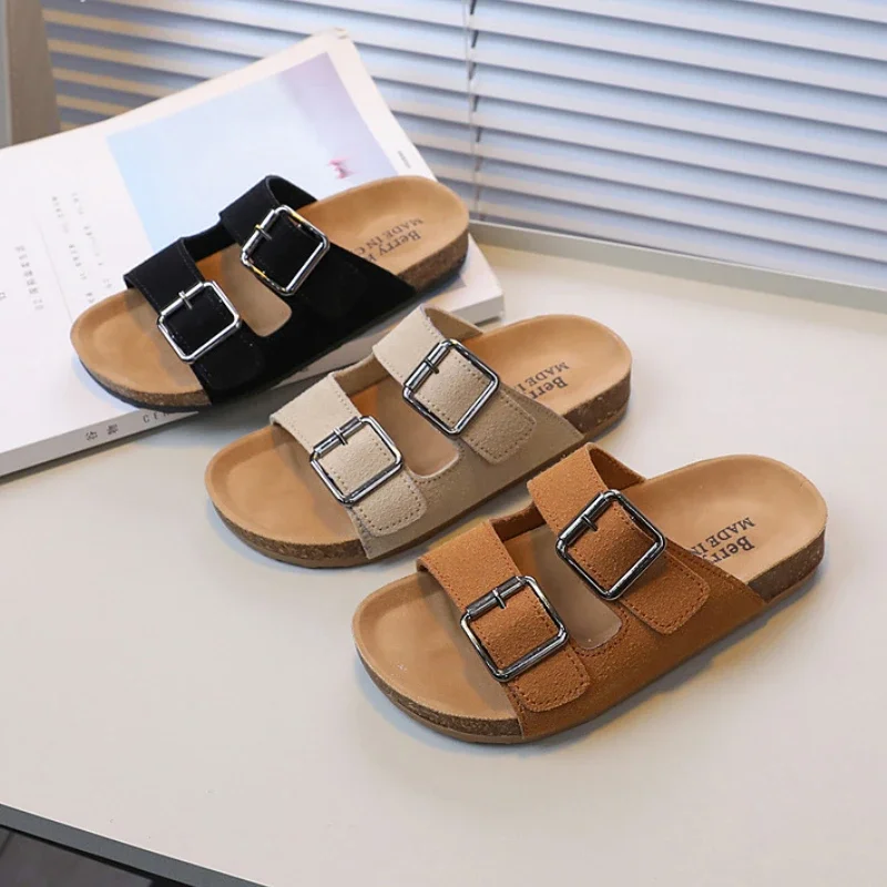 Kids Summer Slippers Boy Simple Open-toe Girls Causal Slip-on Shoes Fashion Trend Classic Children Outdoor Flat Slippers Soft
Kids Summer Slippers Boy Simple Open-toe Girls Causal Slip-on Shoes Fashion Trend Classic Children Outdoor Flat Slippers Soft