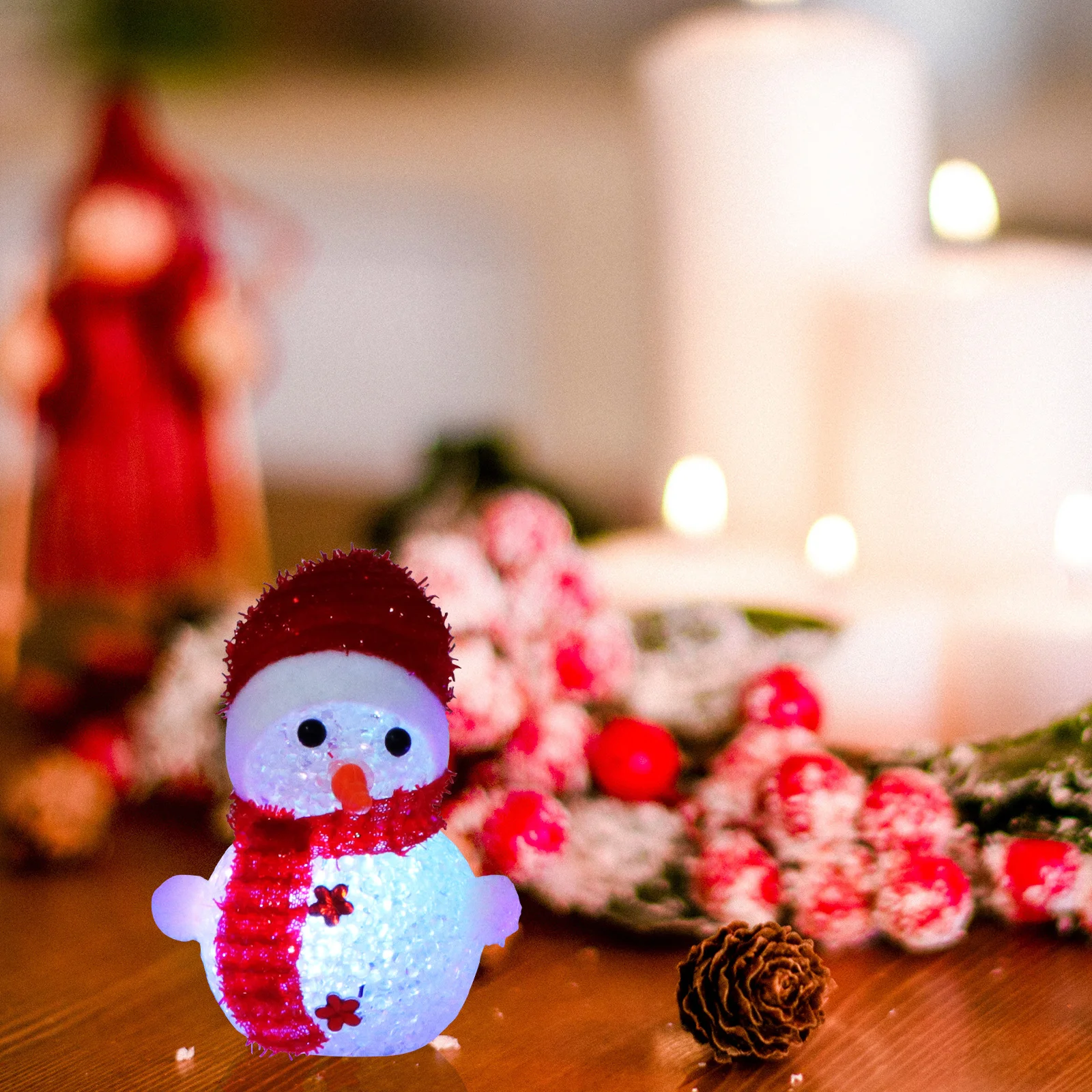 4Pcs Christmas Snowman Light LED Crystal Color Changing Snowmen Night Light for Christmas Tree Home Office Crystal Snowmen Lamp
4Pcs Christmas Snowman Light LED Crystal Color Changing Snowmen Night Light for Christmas Tree Home Office Crystal Snowmen Lamp