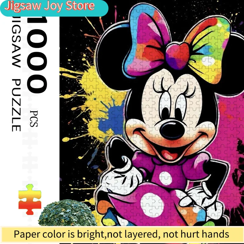 Disney Colorful Minnie Mouse Jigsaw Puzzle | Vibrant Abstract Design, Cartoon Pattern, Challenging & Entertaining, Family Act
Disney Colorful Minnie Mouse Jigsaw Puzzle | Vibrant Abstract Design, Cartoon Pattern, Challenging & Entertaining, Family Act