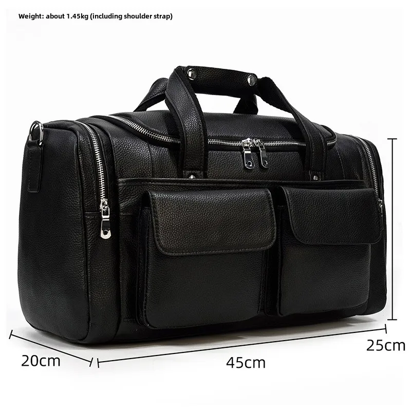 Large Travel Handbags Real Cowhide Men's Leather Travel bags Duffle Bag Weeker Bags Soft Cowhide Men Women Travel Luggage Bag
Large Travel Handbags Real Cowhide Men's Leather Travel bags Duffle Bag Weeker Bags Soft Cowhide Men Women Travel Luggage Bag
