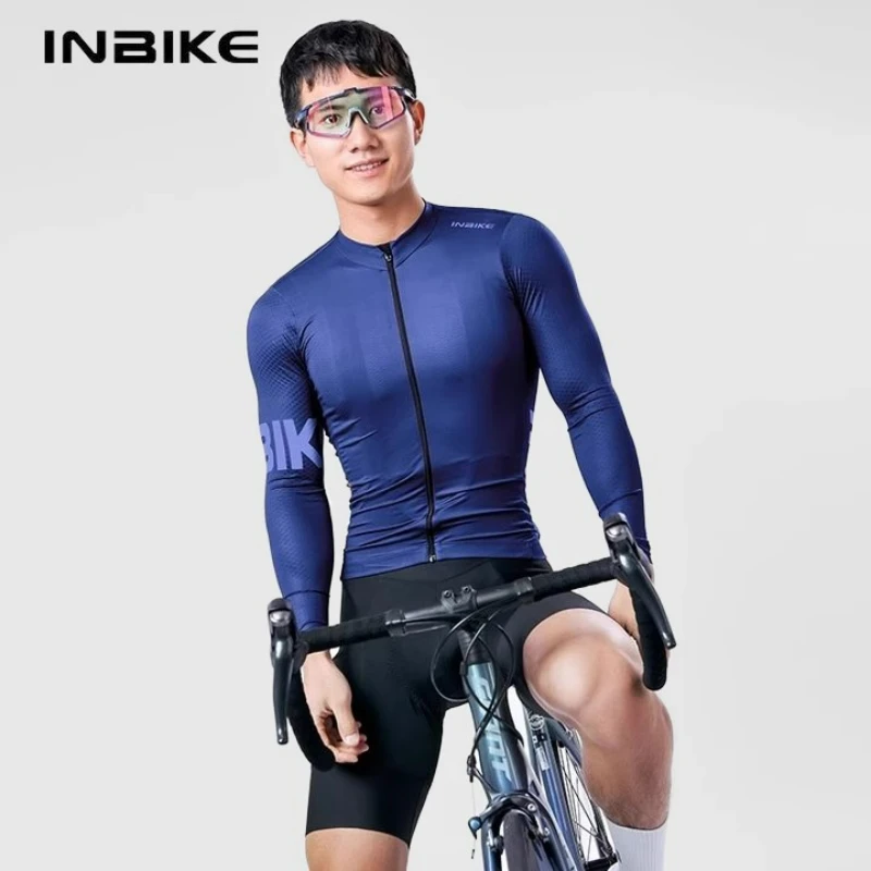 INBIKE Мужская велосипедная трикотажная рубашка с длинными рукавами и эластичной быстросохнущей тканью, дышащая сетчатая спинка, три кармана
INBIKE Мужская велосипедная трикотажная рубашка с длинными рукавами и эластичной быстросохнущей тканью, дышащая сетчатая спинка, три кармана