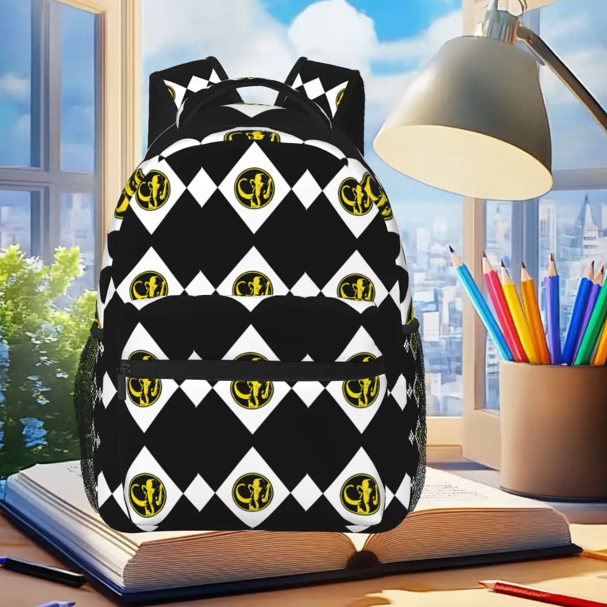 Go Go Black Ranger Backpack Student Boys Girls BookBag Children School Bag Laptop Shoulder Bags for Men Women
Go Go Black Ranger Backpack Student Boys Girls BookBag Children School Bag Laptop Shoulder Bags for Men Women