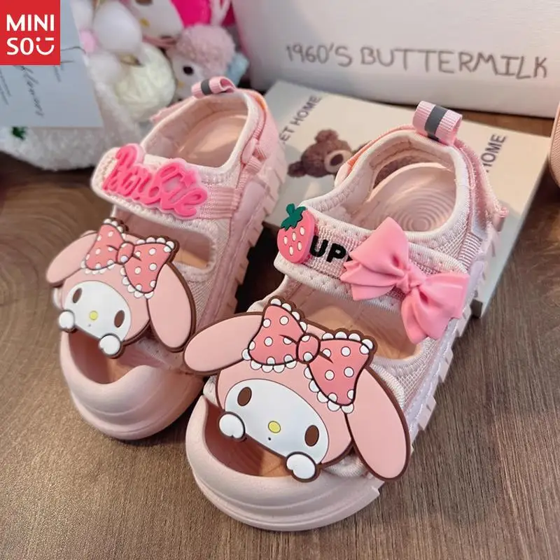 Miniso 2025 Pink Closed-Toe Sandals for Girls | Wide Fit with Roomy Toe Box, Supportive Beach Shoes for Wide Feet
Miniso 2025 Pink Closed-Toe Sandals for Girls | Wide Fit with Roomy Toe Box, Supportive Beach Shoes for Wide Feet