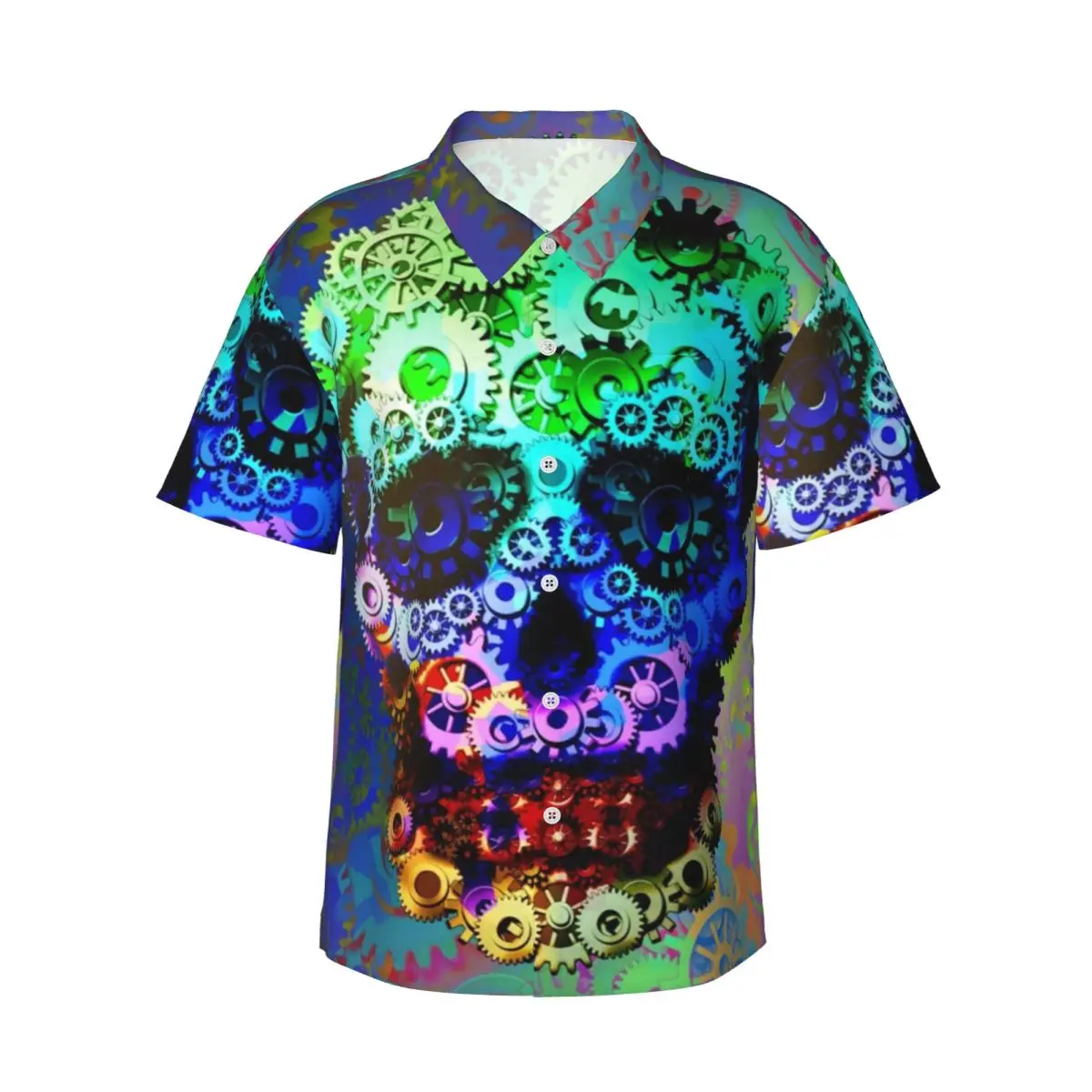 Psychedelic Steampunk Skull Beach Shirt Man Gears Print Casual Shirts Hawaii Short Sleeve Pattern Vintage Oversized Blouses Gift
Psychedelic Steampunk Skull Beach Shirt Man Gears Print Casual Shirts Hawaii Short Sleeve Pattern Vintage Oversized Blouses Gift
