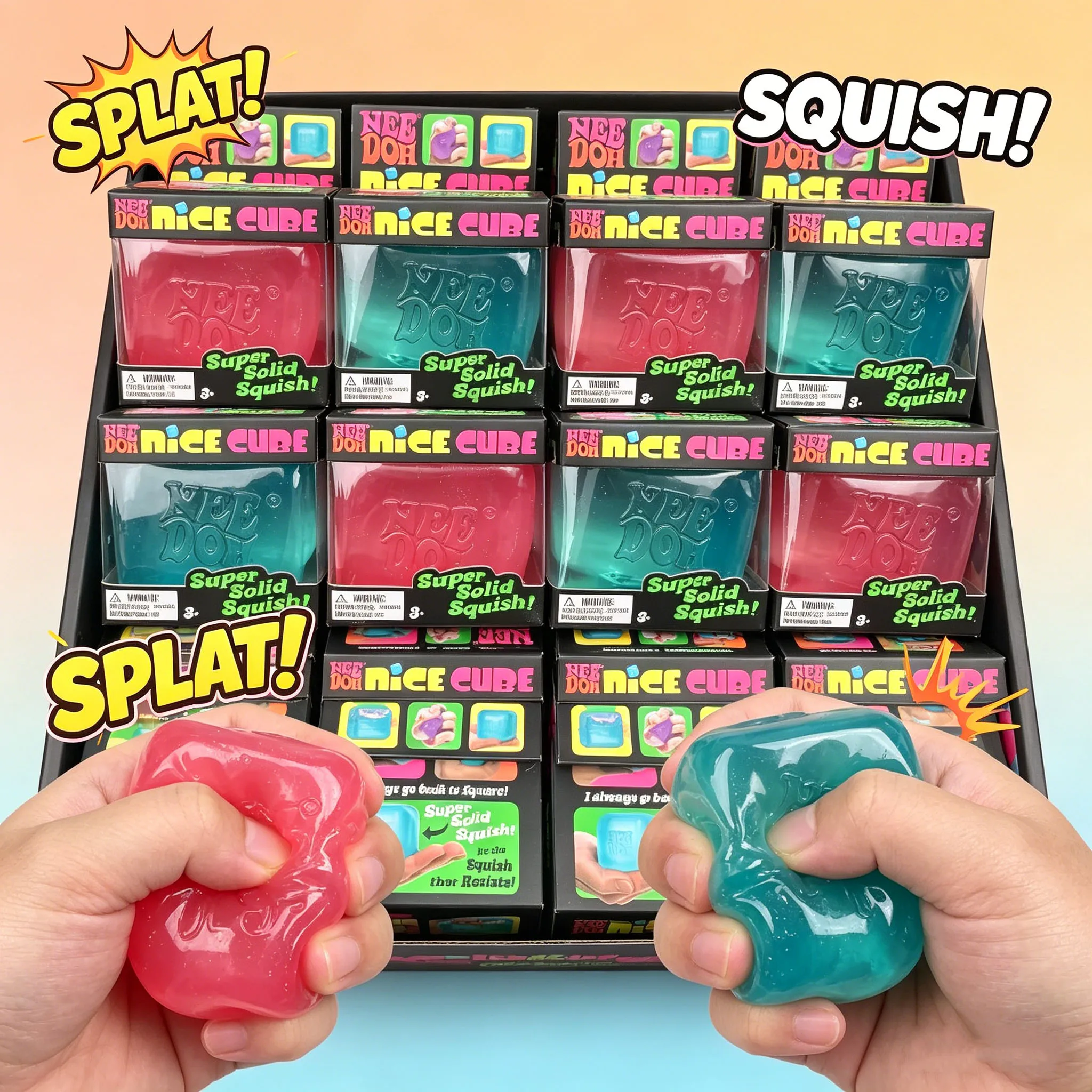 Schylling Needoh Nice Cube Sensory Stress Reliever Fidget Tool for Anxiety &Focus Desk for Adults & Anti-Anxiety Squeeze Kids
Schylling Needoh Nice Cube Sensory Stress Reliever Fidget Tool for Anxiety &Focus Desk for Adults & Anti-Anxiety Squeeze Kids
