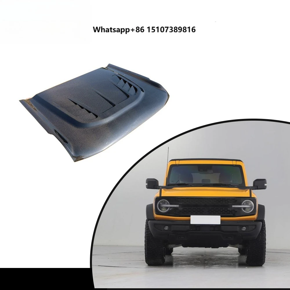 CARBON FIBER Front Engine Hood Bonnet Cover for Bronco Auto Engine 2021-2023
CARBON FIBER Front Engine Hood Bonnet Cover for Bronco Auto Engine 2021-2023