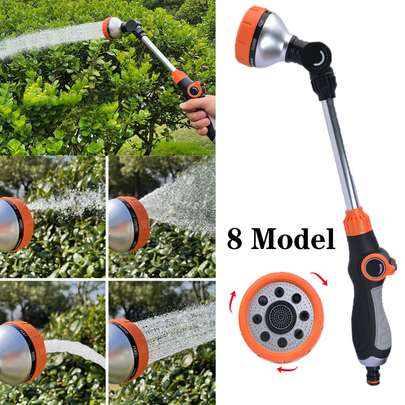 Long handle Garden Hose Water Spray Gun 8 Modes Car Wash Adjustable Irrigation Sprayer Watering Nozzle Plant Lawn Yard Water Je
Long handle Garden Hose Water Spray Gun 8 Modes Car Wash Adjustable Irrigation Sprayer Watering Nozzle Plant Lawn Yard Water Je