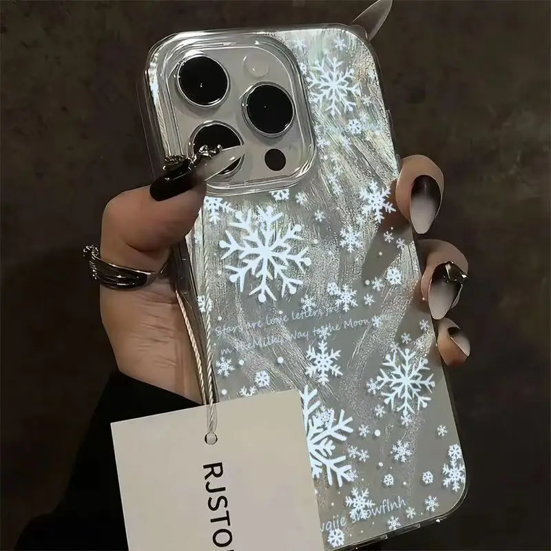 Poco X7 Pro Case Elegant Winter White Snowflakes Phone Cases For Xiaomi Poco X6 X5 F7 Pro X3 NFC Christmas Chiffon Texture Cover
Poco X7 Pro Case Elegant Winter White Snowflakes Phone Cases For Xiaomi Poco X6 X5 F7 Pro X3 NFC Christmas Chiffon Texture Cover