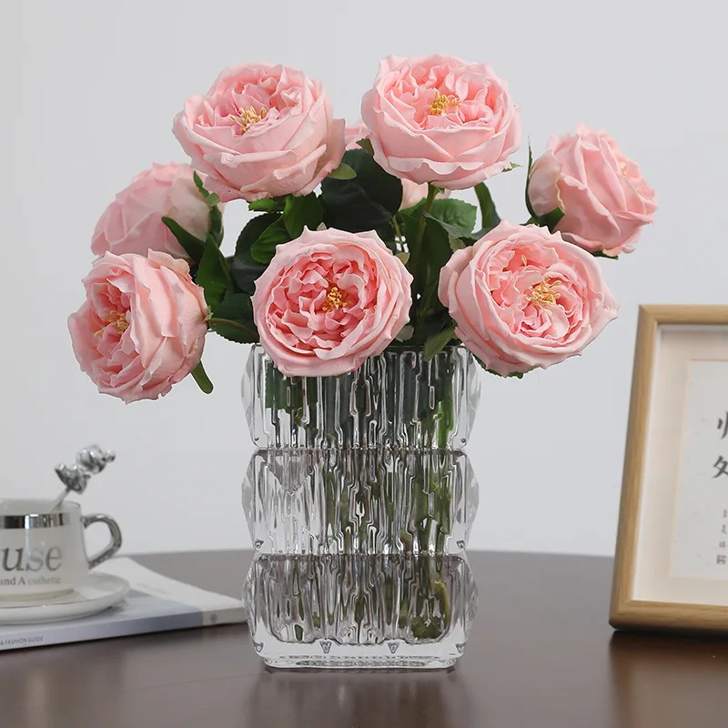 4PCS Artificial Flowers Silk Peony Hydrangea For Living Room Home Decoration Wedding Bride Bouquet Rose Fake Plants
4PCS Artificial Flowers Silk Peony Hydrangea For Living Room Home Decoration Wedding Bride Bouquet Rose Fake Plants