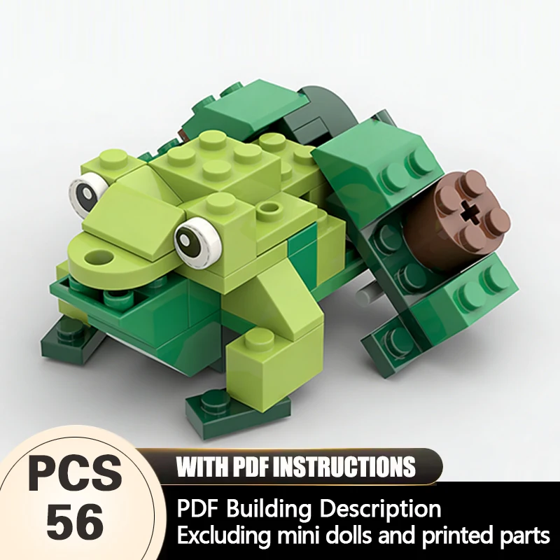 Creators Animal Series Model MOC Building Bricks Small Amphibian Modular Technology Gifts Holiday Assemble Children Toys Suit
Creators Animal Series Model MOC Building Bricks Small Amphibian Modular Technology Gifts Holiday Assemble Children Toys Suit