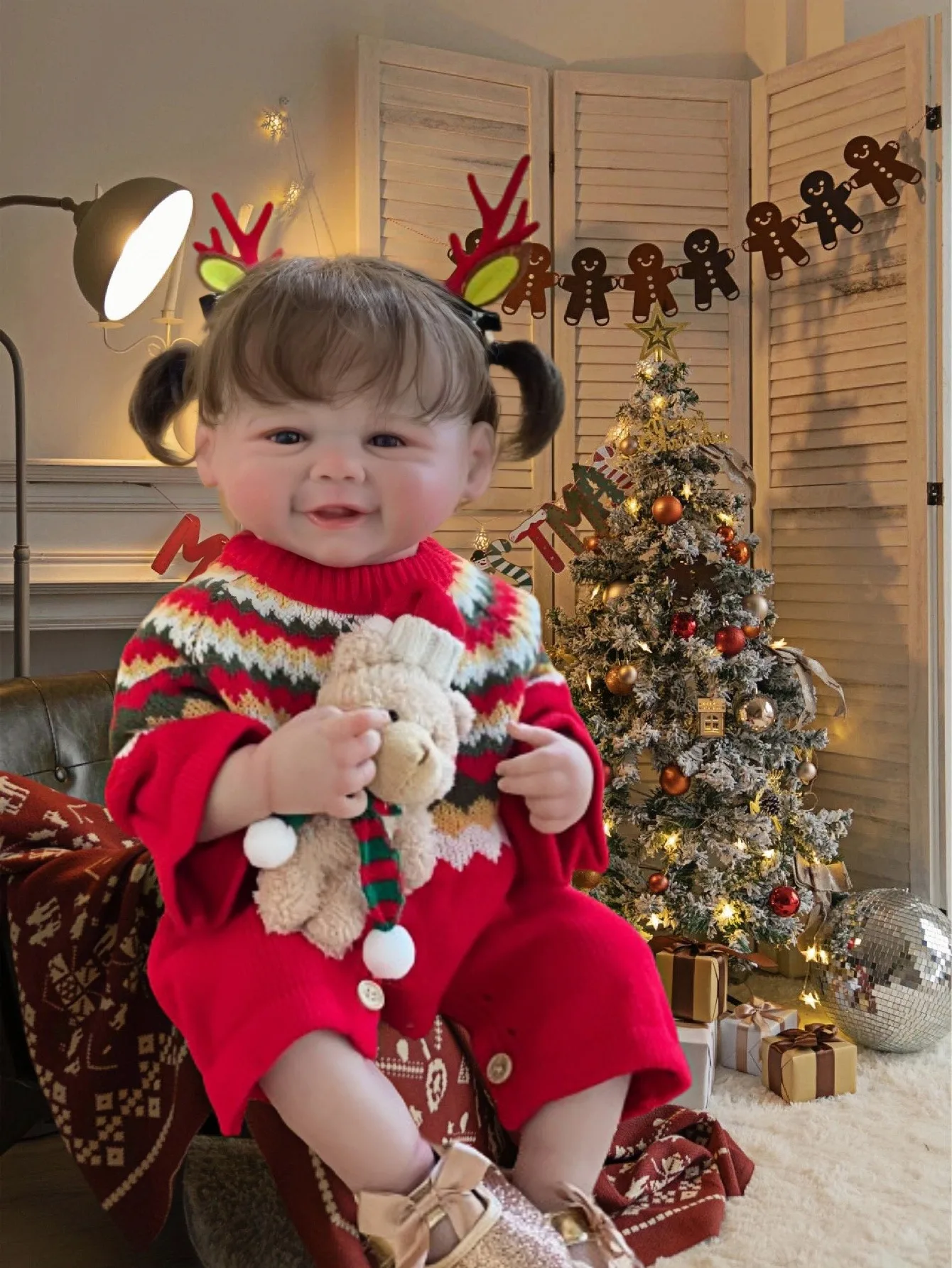 18 inch Soft Silicone Vinyl Vivienne Reborn Girl Baby Doll Handmade Can Take Bath Bebe Doll Christmas Gifts
18 inch Soft Silicone Vinyl Vivienne Reborn Girl Baby Doll Handmade Can Take Bath Bebe Doll Christmas Gifts