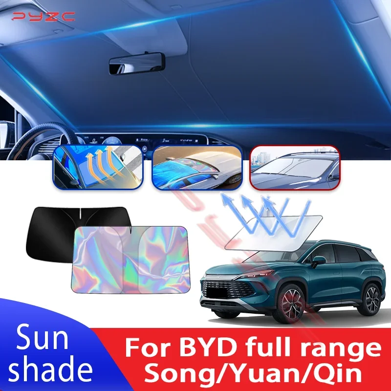 Car Sun Visor For BYD Song Yuan Tang Qin DM Pro Plus 2018~2025 Auto Front Windshield Sunshade Heat Insulation Summer Accessories
Car Sun Visor For BYD Song Yuan Tang Qin DM Pro Plus 2018~2025 Auto Front Windshield Sunshade Heat Insulation Summer Accessories