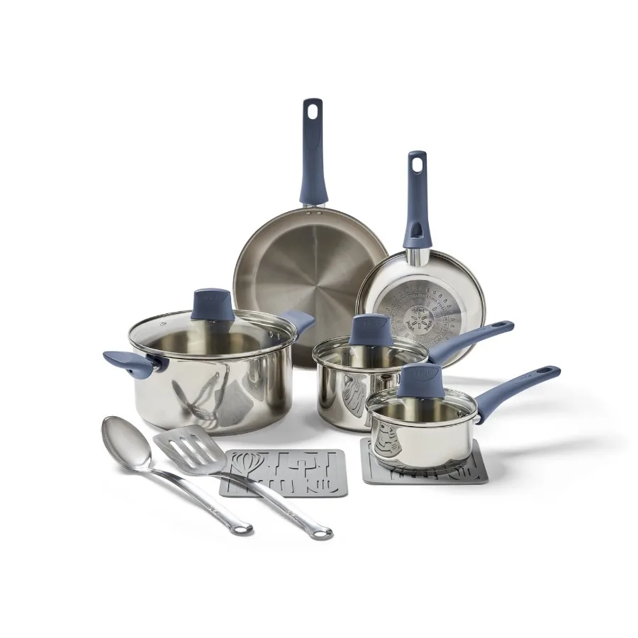 Versatile 12-Piece Cookware Set with Stylish Ocean Blue Handles for Everyday Cooking Ideal for Family Meals and Gourmet Dishes
Versatile 12-Piece Cookware Set with Stylish Ocean Blue Handles for Everyday Cooking Ideal for Family Meals and Gourmet Dishes
