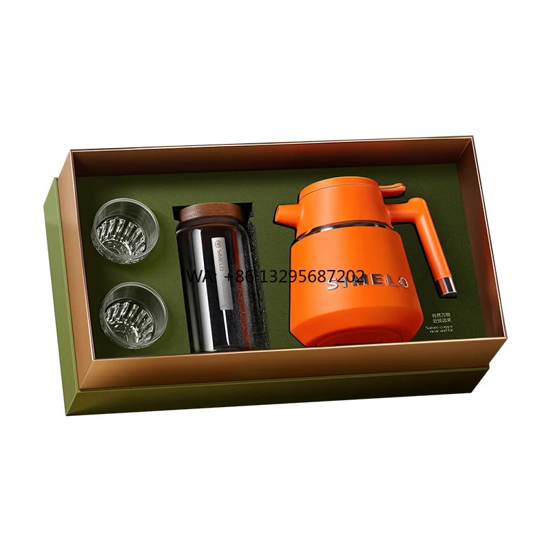 SIMELO Тушеный чайник из нержавеющей стали 316L, эксклюзивный набор, подарочная коробка, портативный чайник и кофейник
SIMELO Тушеный чайник из нержавеющей стали 316L, эксклюзивный набор, подарочная коробка, портативный чайник и кофейник
