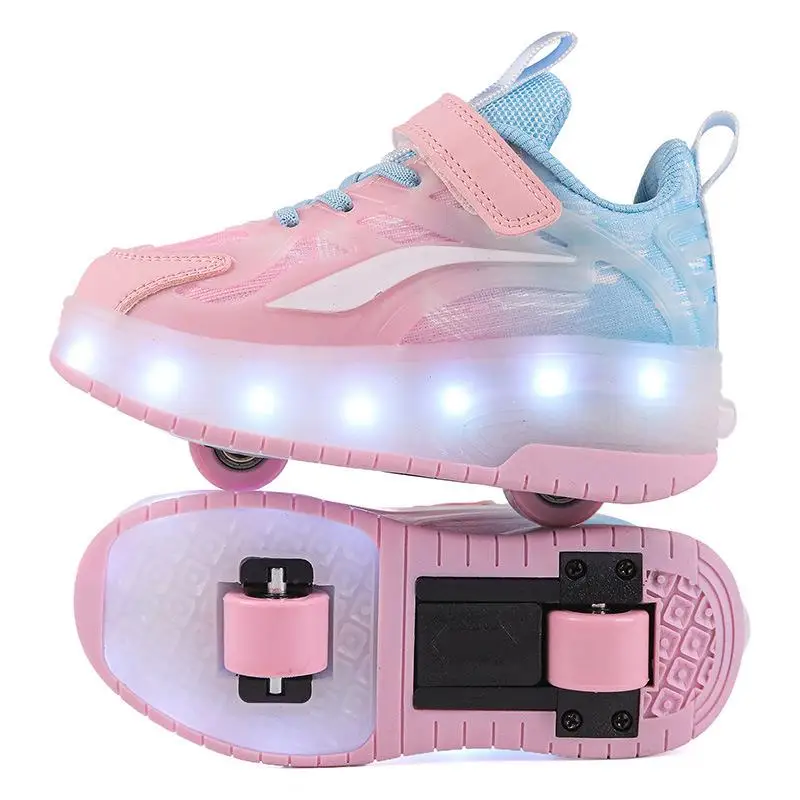 Children's Invisible Roller Skates Sports Shoes Double Wheel for Boys And Girls Mesh Surface Wheels Walking Shoes Inline Skates
Children's Invisible Roller Skates Sports Shoes Double Wheel for Boys And Girls Mesh Surface Wheels Walking Shoes Inline Skates