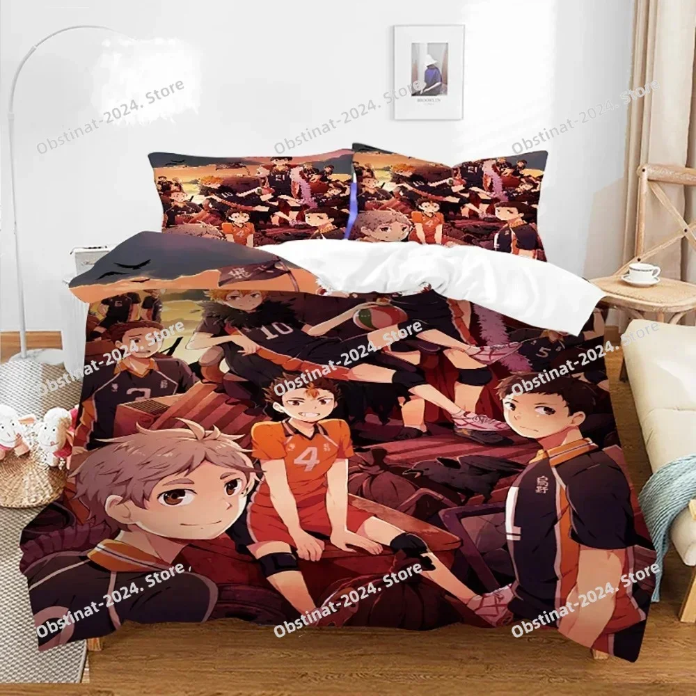Anime Haikyuu Volleyball Bedding Set Printed single Comforter Quilt Bed Cover Duvet Cover Pillow Case 3 Pieces Kids Adult Size
Anime Haikyuu Volleyball Bedding Set Printed single Comforter Quilt Bed Cover Duvet Cover Pillow Case 3 Pieces Kids Adult Size