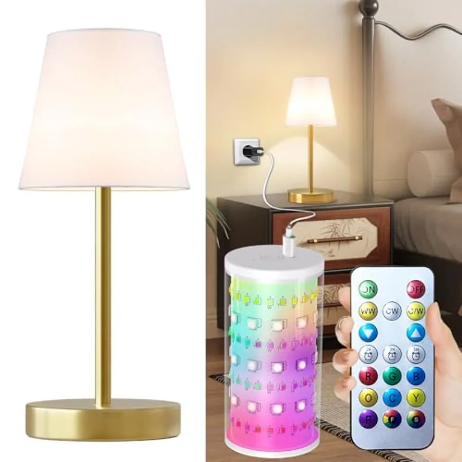 1 pack Cordl Table Lamp Rechargeable, 10000 mAh Portable LED Battery Operated Lamp With Remote Control, 10 Colors Dimmable Touc
1 pack Cordl Table Lamp Rechargeable, 10000 mAh Portable LED Battery Operated Lamp With Remote Control, 10 Colors Dimmable Touc