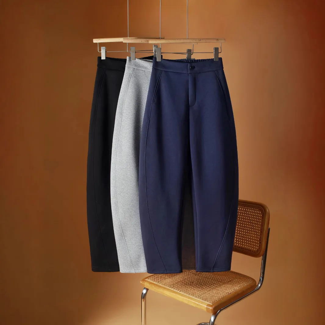 Повседневные утягивающие брюки больших размеров с высокой талией, женские свободные весенне-осенние шаровары из воздушного хлопка
Повседневные утягивающие брюки больших размеров с высокой талией, женские свободные весенне-осенние шаровары из воздушного хлопка