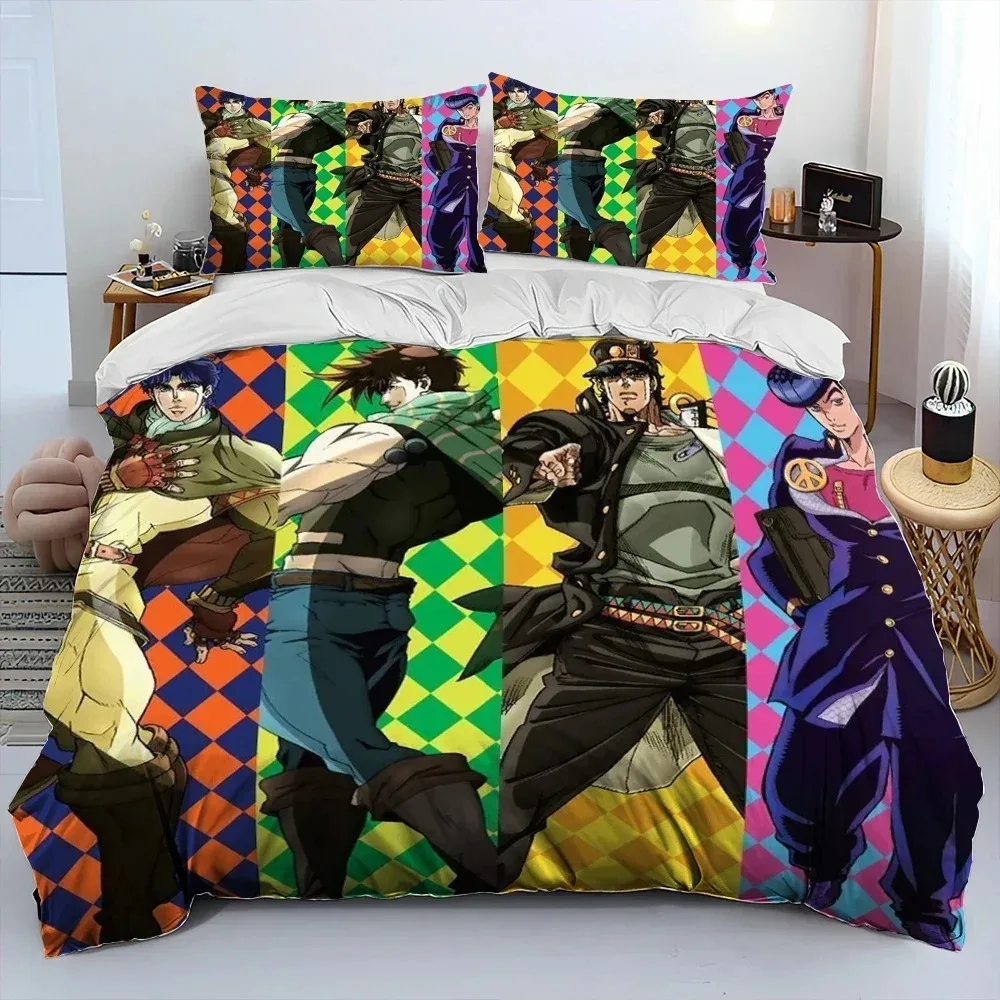 Anime jojo's Bizarre Adventure Comforter Bedding Set,Duvet Cover Bed Set Quilt Cover Pillowcase,king Queen Size Bedding Set kids
Anime jojo's Bizarre Adventure Comforter Bedding Set,Duvet Cover Bed Set Quilt Cover Pillowcase,king Queen Size Bedding Set kids