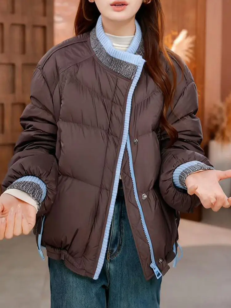 Faionable Patchwork Thiened Design Cotton Jaet Women's Winter New Sle Small ence Casual Cotton Clothes
Faionable Patchwork Thiened Design Cotton Jaet Women's Winter New Sle Small ence Casual Cotton Clothes