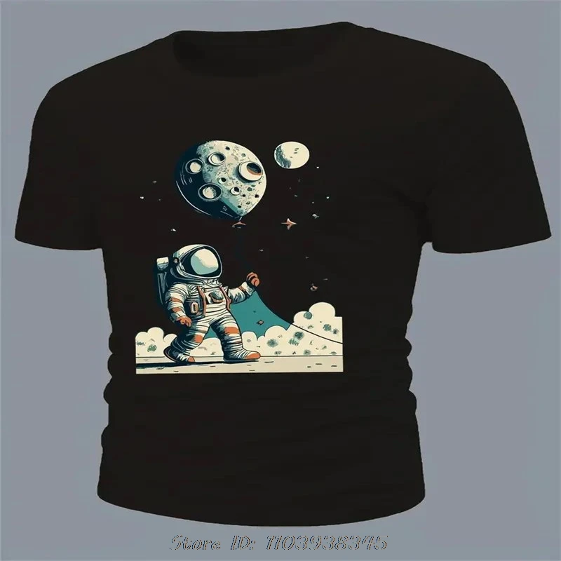 Men's Astronaut Print T-shirt Casual Crew Neck Tee For Summer Outdoor Holiday Gift cotton T shirt Unisex tops Streetwear
Men's Astronaut Print T-shirt Casual Crew Neck Tee For Summer Outdoor Holiday Gift cotton T shirt Unisex tops Streetwear
