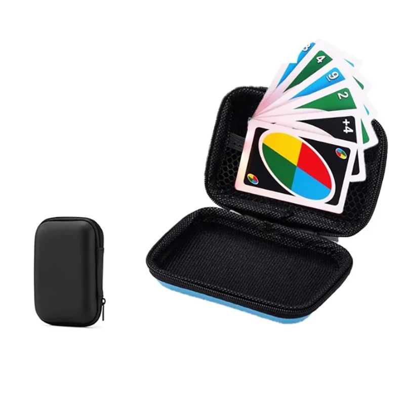 1Pcs Black UNO Storage Card Games Box Card Sleeves Board Game Tarot Three Kingdoms Poker Cards Protector Birthday Gifts
1Pcs Black UNO Storage Card Games Box Card Sleeves Board Game Tarot Three Kingdoms Poker Cards Protector Birthday Gifts