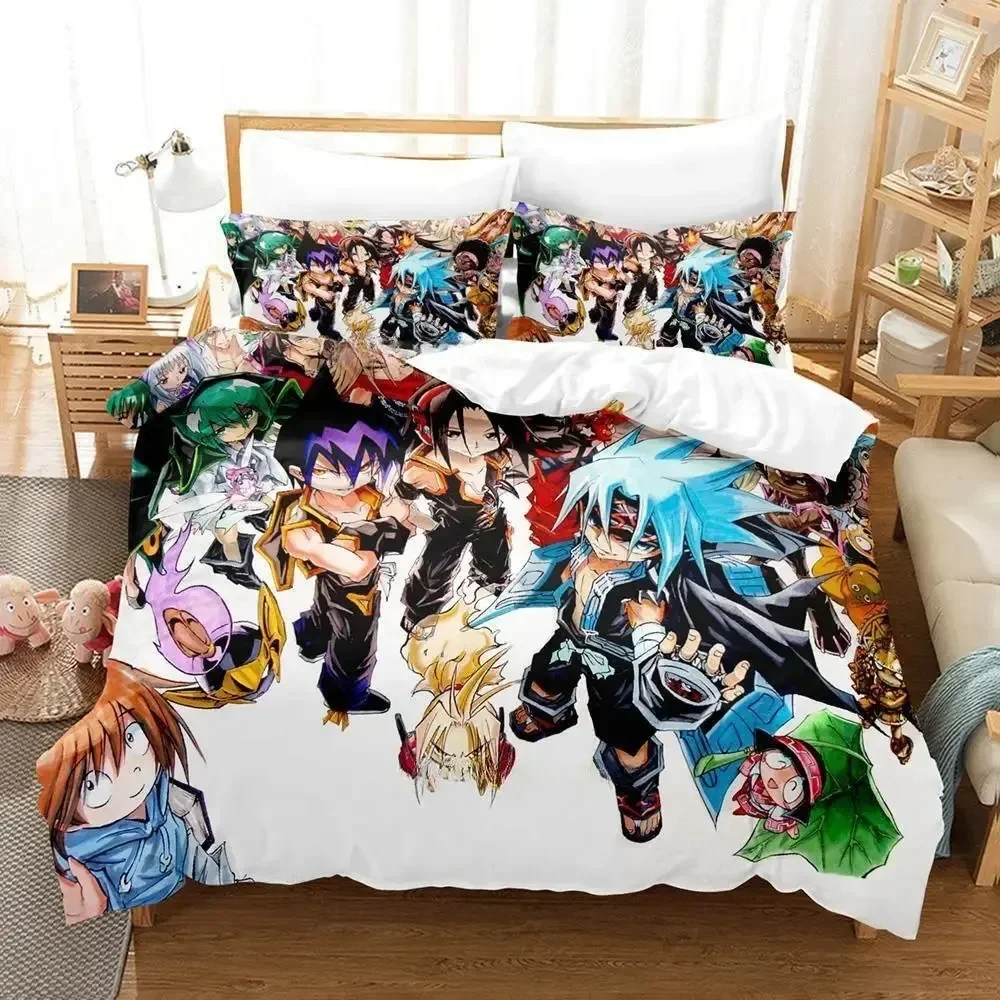 New Shaman King Comfortable Duvet Quilt Cover Pillowcase Bedding Set Children Bedroom Decoration Home Textile 
New Shaman King Comfortable Duvet Quilt Cover Pillowcase Bedding Set Children Bedroom Decoration Home Textile