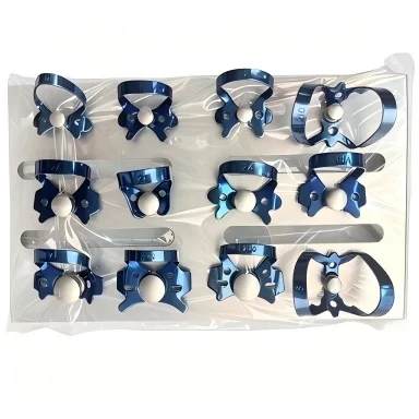 Rubber Dam Clamps Set + Holder Rack, Autoclavable Steel Dental Endo Clips, Reusable Tooth Isolation Kit for Root Canal Treatment
Rubber Dam Clamps Set + Holder Rack, Autoclavable Steel Dental Endo Clips, Reusable Tooth Isolation Kit for Root Canal Treatment
