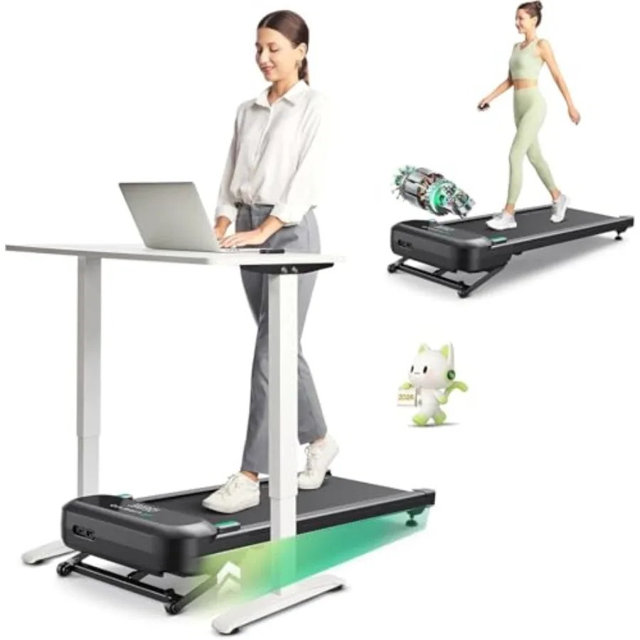 Auto Incline Walking Pad for Apartments: Brushless Quiet Motor 9 Power Incline Standing Desk Treadmill 12-Point Shock Absorptio
Auto Incline Walking Pad for Apartments: Brushless Quiet Motor 9 Power Incline Standing Desk Treadmill 12-Point Shock Absorptio