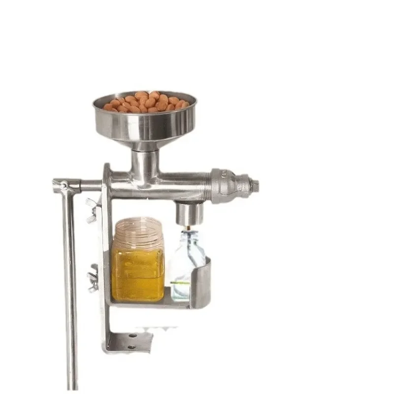 Manual hand oil press Household small extrusion mill Stainless steel oil press
Manual hand oil press Household small extrusion mill Stainless steel oil press