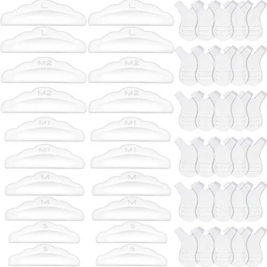 20 Pieces Lash Lift Pads Rods Silicone Eyelash Perming Curler and 30 Pieces Y Shape Eyelash Brush, Silicone Perming Curler Make
20 Pieces Lash Lift Pads Rods Silicone Eyelash Perming Curler and 30 Pieces Y Shape Eyelash Brush, Silicone Perming Curler Make
