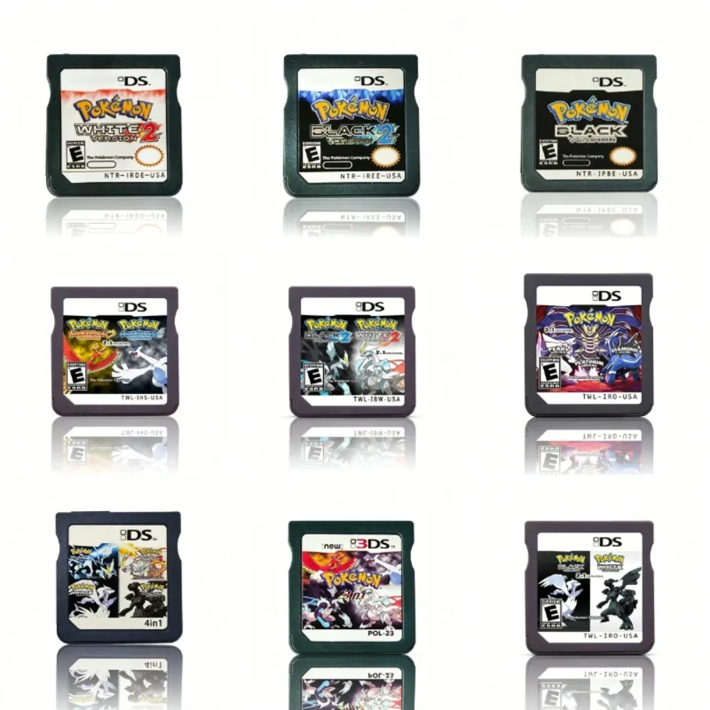 Pok é mon DS Gaming Cartridge, 4-in-1 Suitable for DS Lite, DSi, 3DS, Classic Retro RPG, Explosive Gaming Cartridge
Pok é mon DS Gaming Cartridge, 4-in-1 Suitable for DS Lite, DSi, 3DS, Classic Retro RPG, Explosive Gaming Cartridge