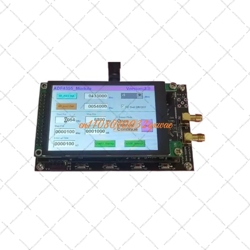 Модуль ADF4355 / ADF5355 с 3,5-дюймовым емкостным цветным экраном, источник радиочастотного сигнала, синтезатор микроволновой частоты VCO, оригинал
Модуль ADF4355 / ADF5355 с 3,5-дюймовым емкостным цветным экраном, источник радиочастотного сигнала, синтезатор микроволновой частоты VCO, оригинал