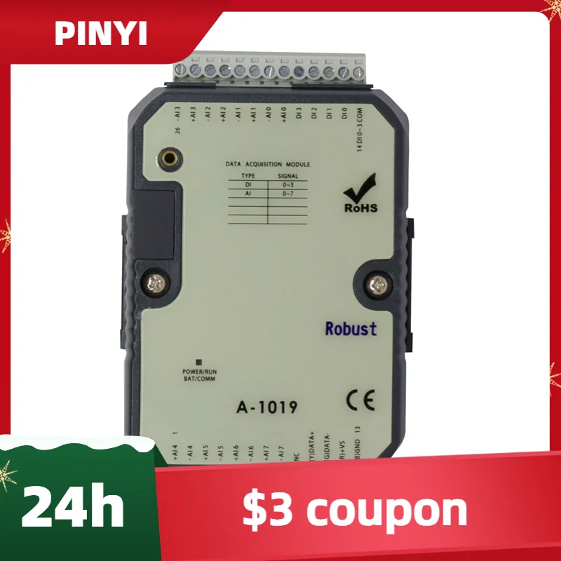 Новый модуль аналогового ввода-вывода Modbus RTU до 8AI 4DI с портом RS-485 (A-1019)
Новый модуль аналогового ввода-вывода Modbus RTU до 8AI 4DI с портом RS-485 (A-1019)