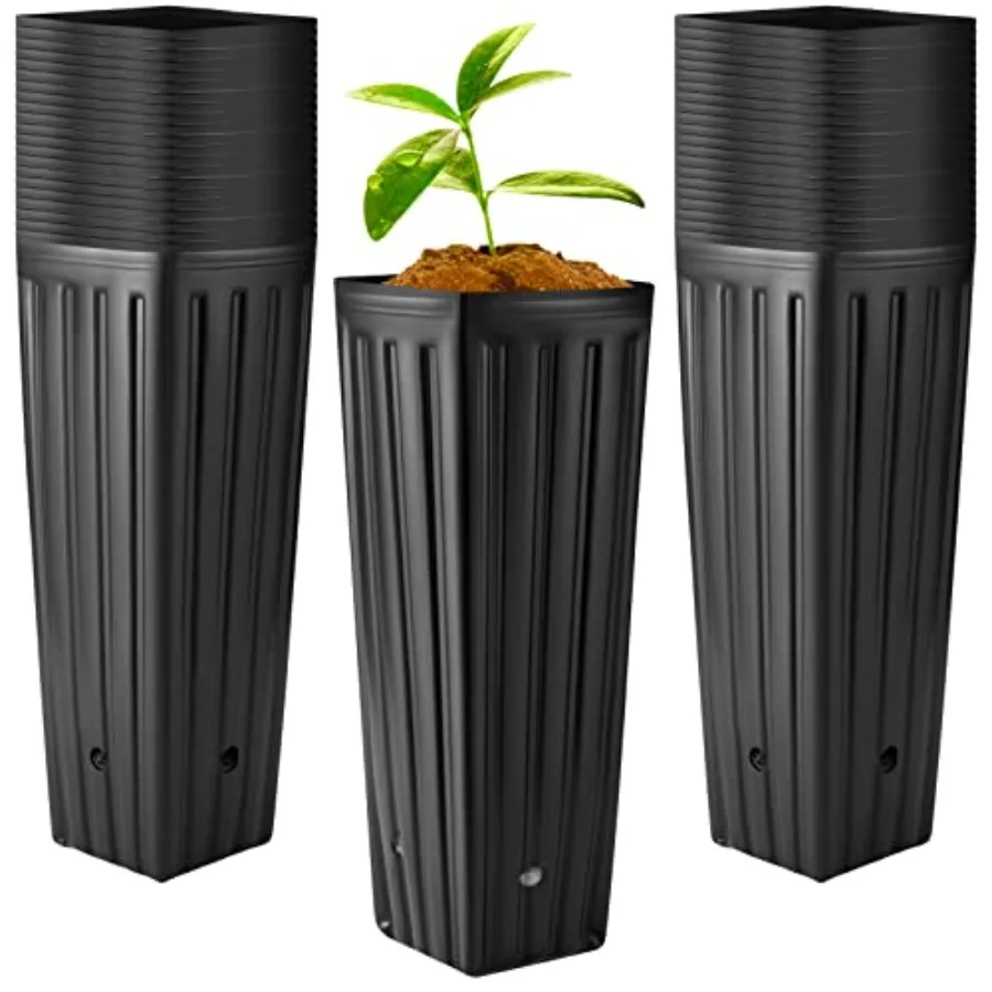 1 Pcs Tall Pot Plastic Deep Plant Nursery Pots Black Seedling Floer Plant Container it Drainage oles for Indoor Outdoor Gardeni
1 Pcs Tall Pot Plastic Deep Plant Nursery Pots Black Seedling Floer Plant Container it Drainage oles for Indoor Outdoor Gardeni