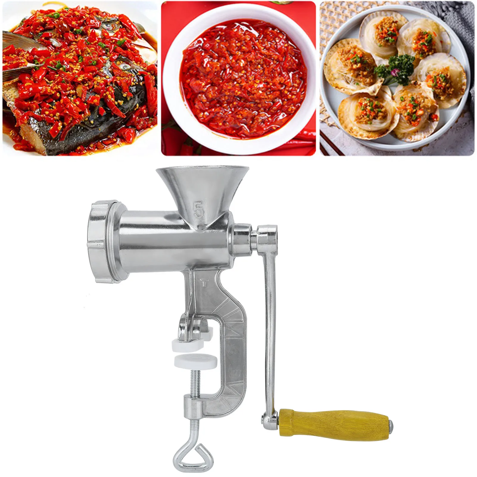 Sausage Grinder Grinding Machine Household Aluminum Alloy Manual Sausage Meat Grinder Pepper Spice Grinding Machine Kitchen Tool
Sausage Grinder Grinding Machine Household Aluminum Alloy Manual Sausage Meat Grinder Pepper Spice Grinding Machine Kitchen Tool