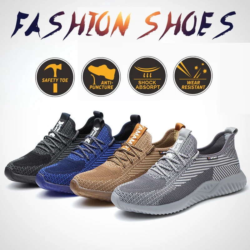 Work Safety Boots Mens Sneakers Breathable Safety Shoes Work Boots Men Puncture-proof Indestructible Shoes With Steel Toe Shoes
Work Safety Boots Mens Sneakers Breathable Safety Shoes Work Boots Men Puncture-proof Indestructible Shoes With Steel Toe Shoes
