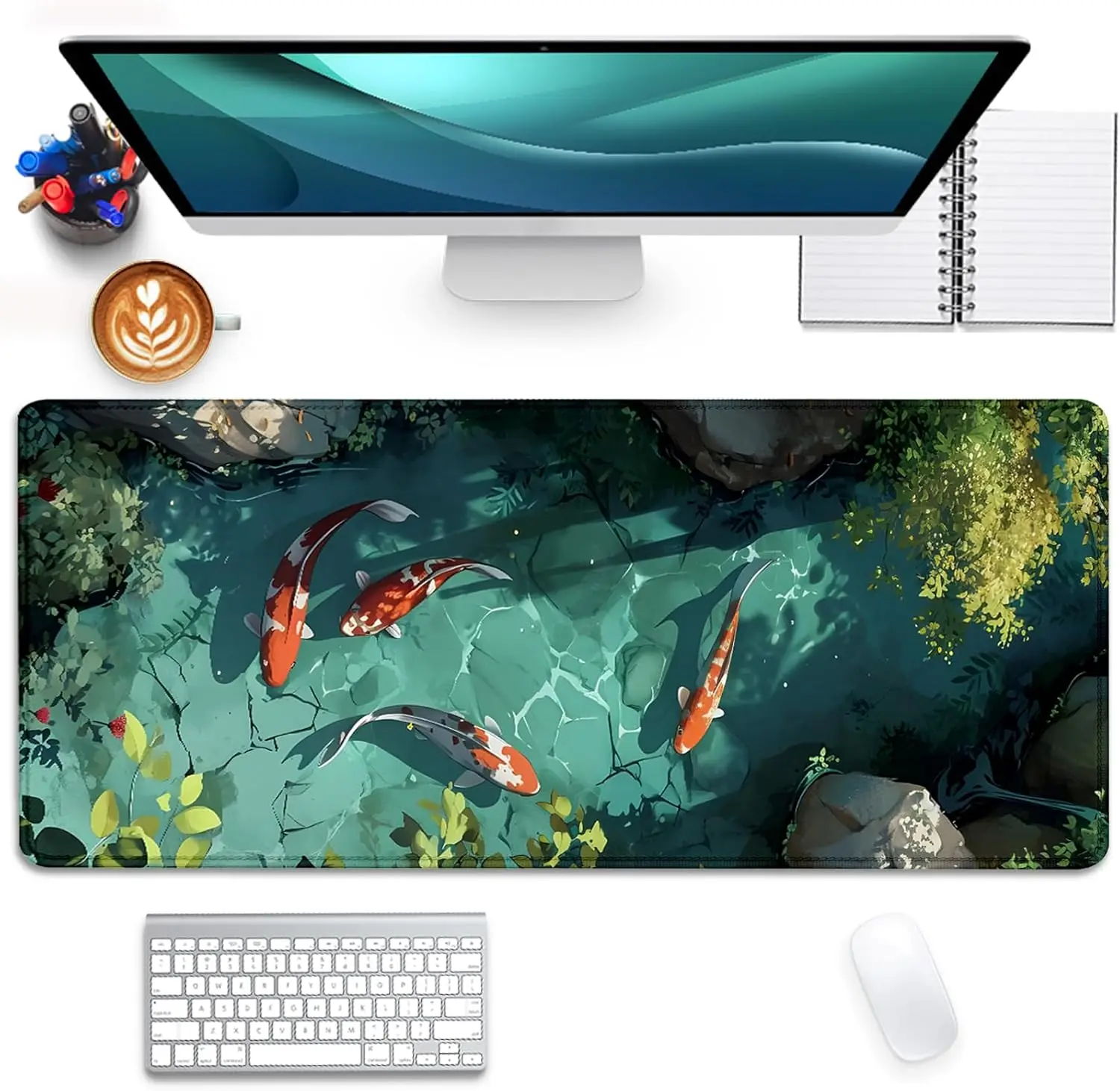 Koi fish mouse pad Computer game accessories Non-slip rubber suitable for office and home table mat durable washable carpet
Koi fish mouse pad Computer game accessories Non-slip rubber suitable for office and home table mat durable washable carpet