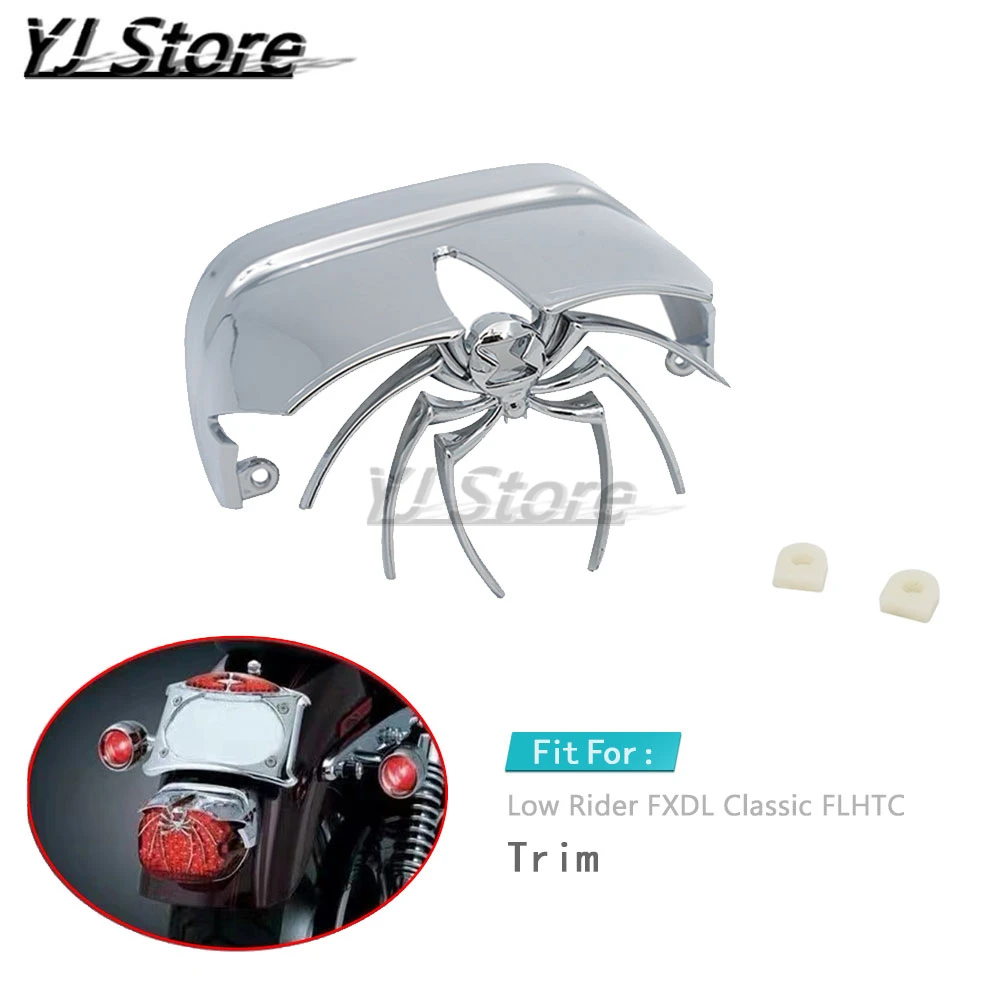 Fit For Harley Low Rider FXDL Classic FLHTC Motorcycle Tail lights Chrome Spider Rear Tail Cover
Fit For Harley Low Rider FXDL Classic FLHTC Motorcycle Tail lights Chrome Spider Rear Tail Cover